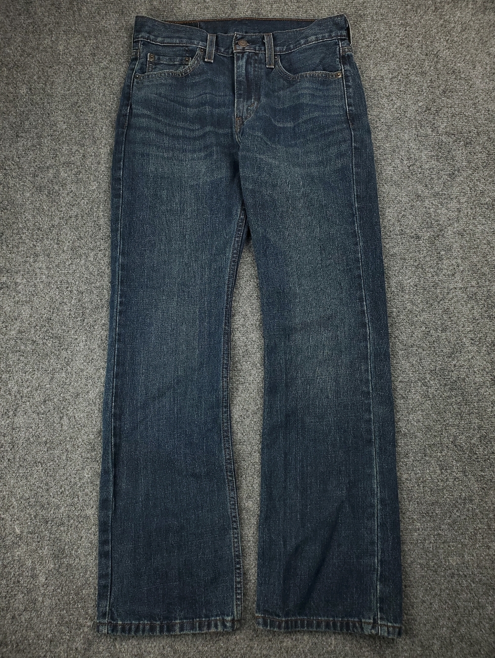 Levis 527 Jeans Mens 29x30 Slim Bootcut Western Cowboy Dark Wash Blue Denim